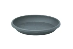 Pottefat Cylindro plast grå Ø33 cm