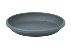 Pottefat Cylindro plast grå Ø41 cm