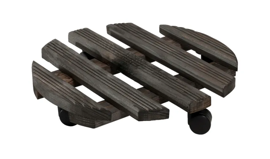Pottetralle Ø30 cm svart tre