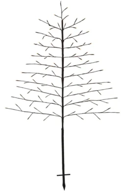 Pyntetre med 96 LED-pærer H150 cm
