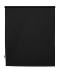 Rullegardin mørklegging svart 100 x 175 cm