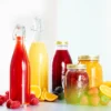 Saftflaske med propp 1 liter