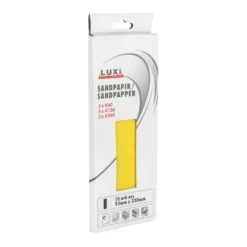 Sandpapir i ark ass. - 93 x 230 mm - 10-pk