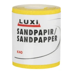 Sandpapir rull korn 40 - 93 mm x 5 meter