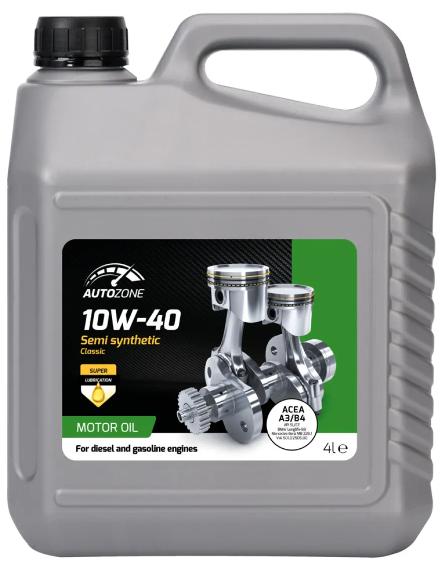 Semi-syntetisk motorolje 10W-40 - 4 liter