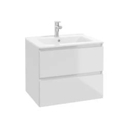 Servantskap Deluxe 60 cm blank hvit - REN