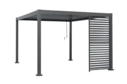 Sidepanel til pergola m/lameller - Outfit
