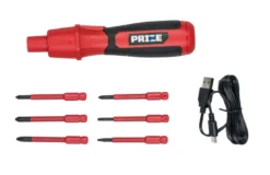 Skrumaskinsett VDE akku 4 V – PRIZE