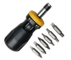 Skrutrekker m/skralle og bits 12-i-1