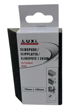 Slipesvamp m/vinkel korn 60, 70 x 100 mm - Luxi