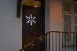 Snøfnugg med 24 LED akryl Ø40 cm
