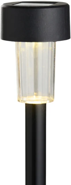 Solcellelamper til hagen svart H35,5 cm 8-pk. - Garden®