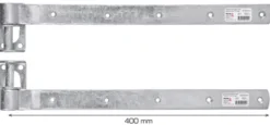 Stabelhengsel galvanisert 400 mm