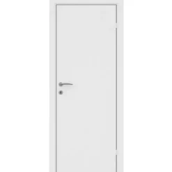 Stabil hvitmalt dør - 82,5 x 204 cm