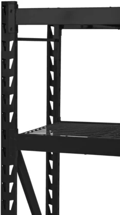 Stålreol 4 hyller svart 196 x 183 x 61 cm - Probuilder