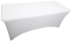 Strekkduk Iowa til sammenleggbart bord 180 cm hvit - Sunlife®