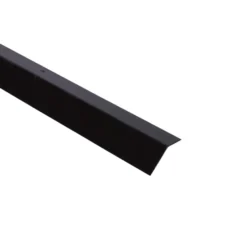 Svart profil med sneglekant 120 cm