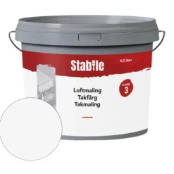 Takmaling glans 3 hvit 4,5 liter - Stabile