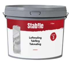 Takmaling glans 3 hvit 9 liter - Stabile