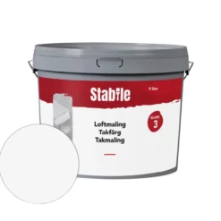Takmaling glans 3 hvit 9 liter - Stabile