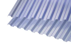 Takplate 2500 x 1090 mm blåtonet