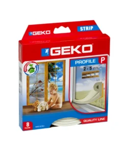Tetningslist P-profil - 9 x 5,5 mm - 6 m