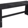 Trallebenk Atlanta svart 110 x 32,5 cm - Sunlife®