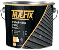 Træfix dekkbeis oljebasert hvit 2,5 liter