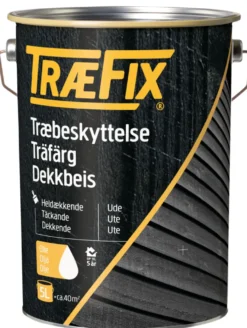 Træfix dekkbeis oljebasert grønn umbra 5 liter