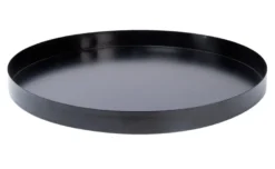 Vannspeil svart rund L Ø78 cm