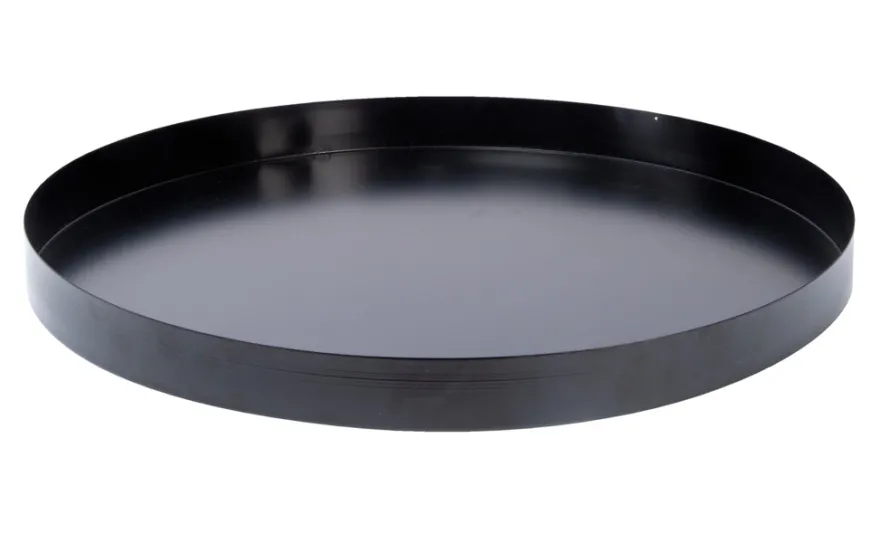 Vannspeil svart rund L Ø78 cm