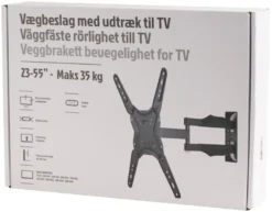 Veggfeste til TV uttrekk/vipp 23-55"