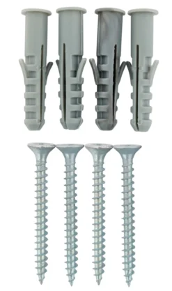 Veggmonteringssett t/Rack/Maxi/Slim hvit