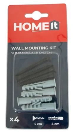 Veggmonteringssett t/Rack/Maxi/Slim svart