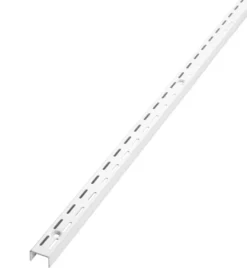 Veggskinne Rack System 198 cm - hvit