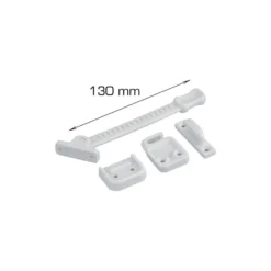 Vindusholder 130 mm hvit