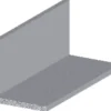 Vinkellist aluminium - 15 x 15 mm x 1 meter