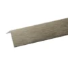 Vinkellist børstet aluminium 30 x 15 mm x 2 meter