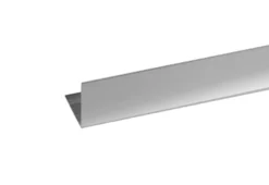 Vinkellist sølv - 15 x 15 mm x 1 meter