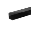 Vinkellist svart pvc - 25 x 25 mm x 2 m