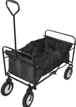 Vogn Verona sammenleggbar svart - Sunlife®
